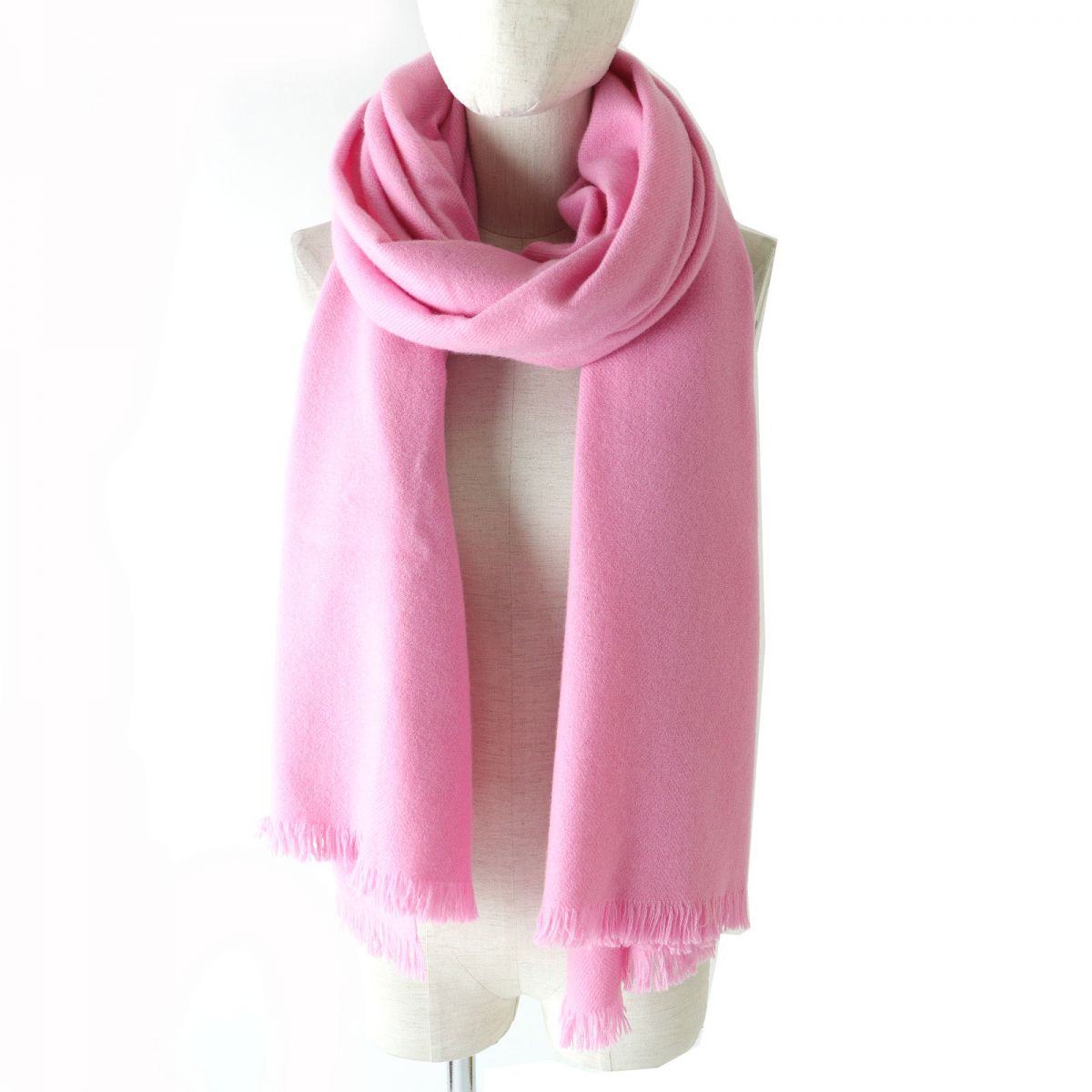 HERMES Stall Main: 100% cashmere pink Women  d