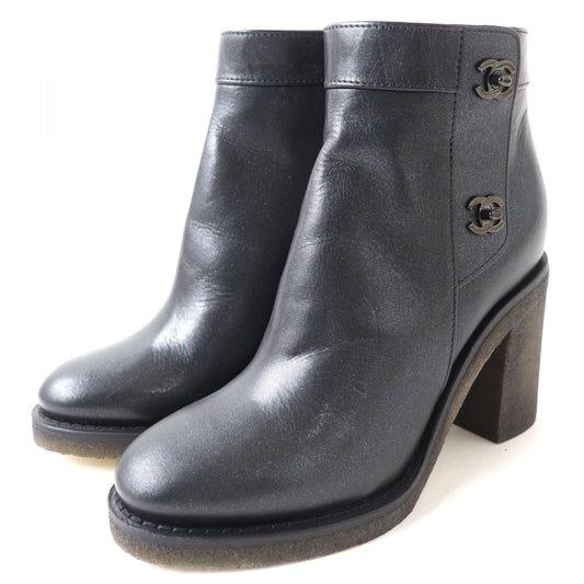 Chanel Leather Boots