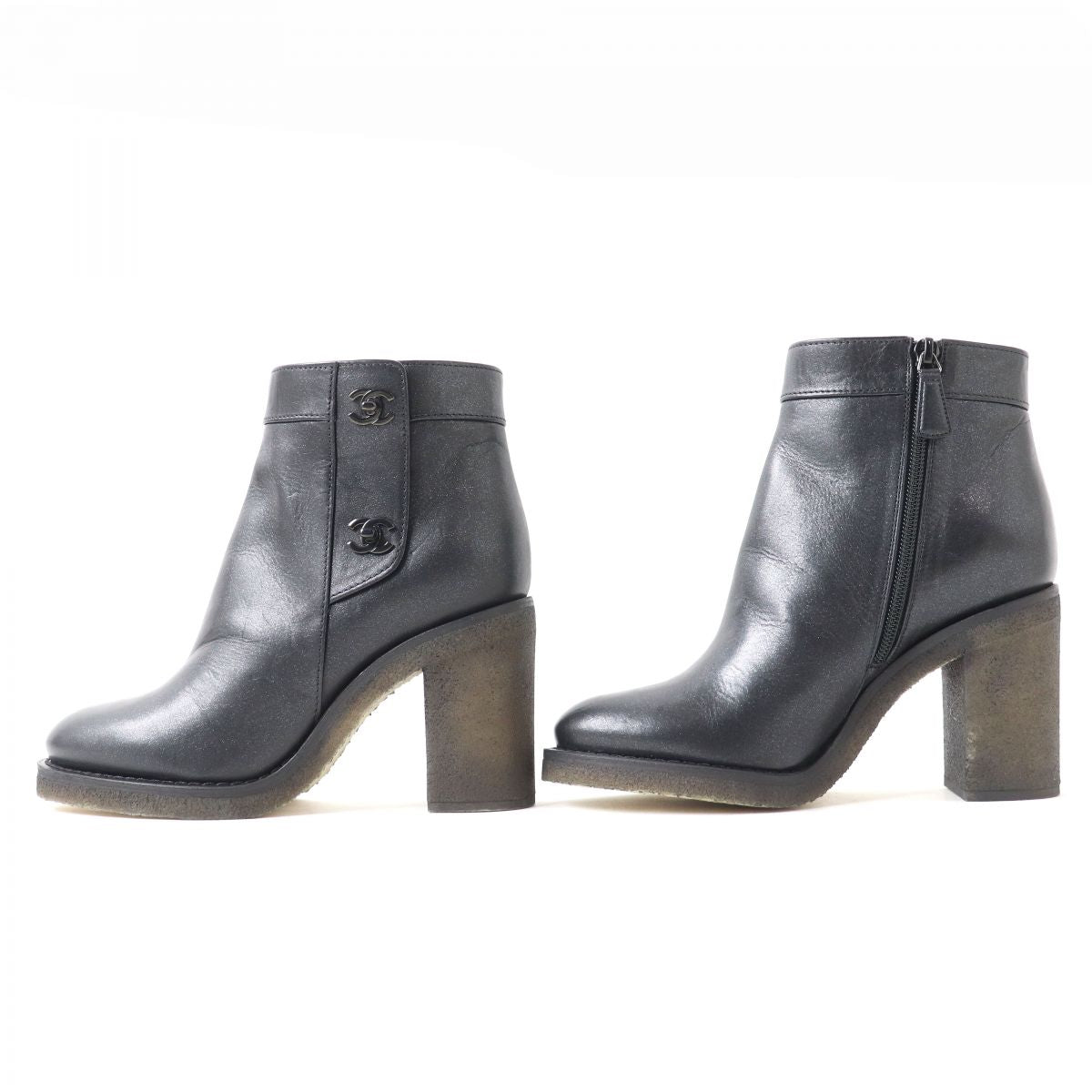 Chanel Leather Boots