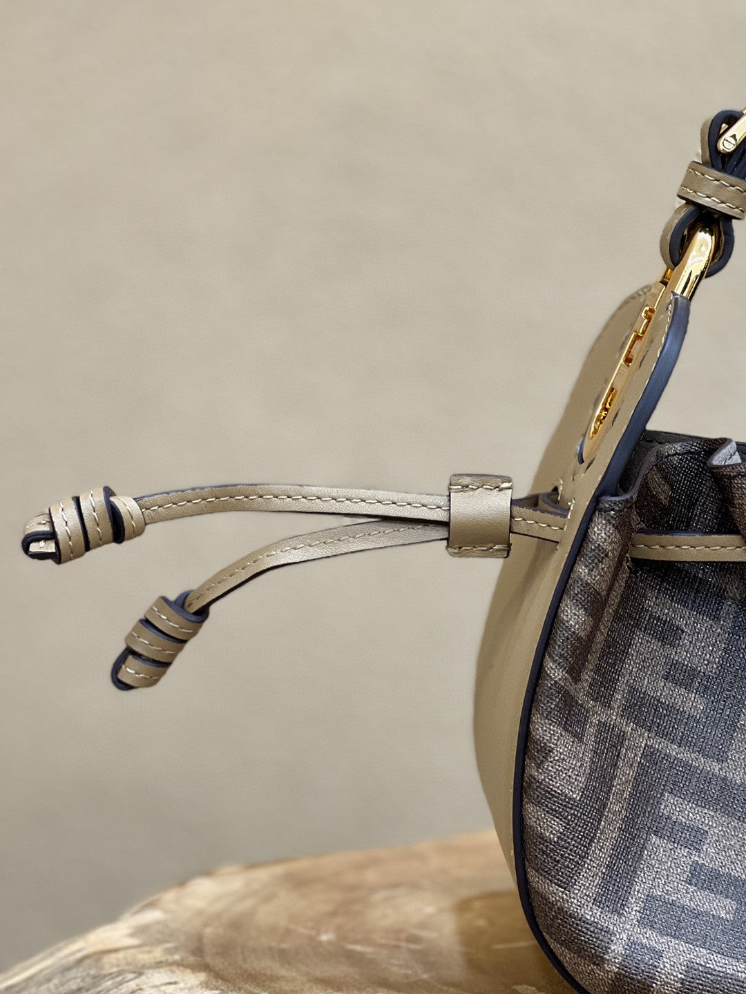 Top QualityTop Quality Pomodorino Brown FF Fabric Mini Bag For Woman 17cm/6.5in 8BS059AHWVF1GE3