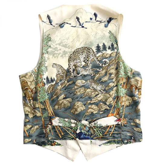 HERMES Best Main: 100% silk multicolor mens 48  d