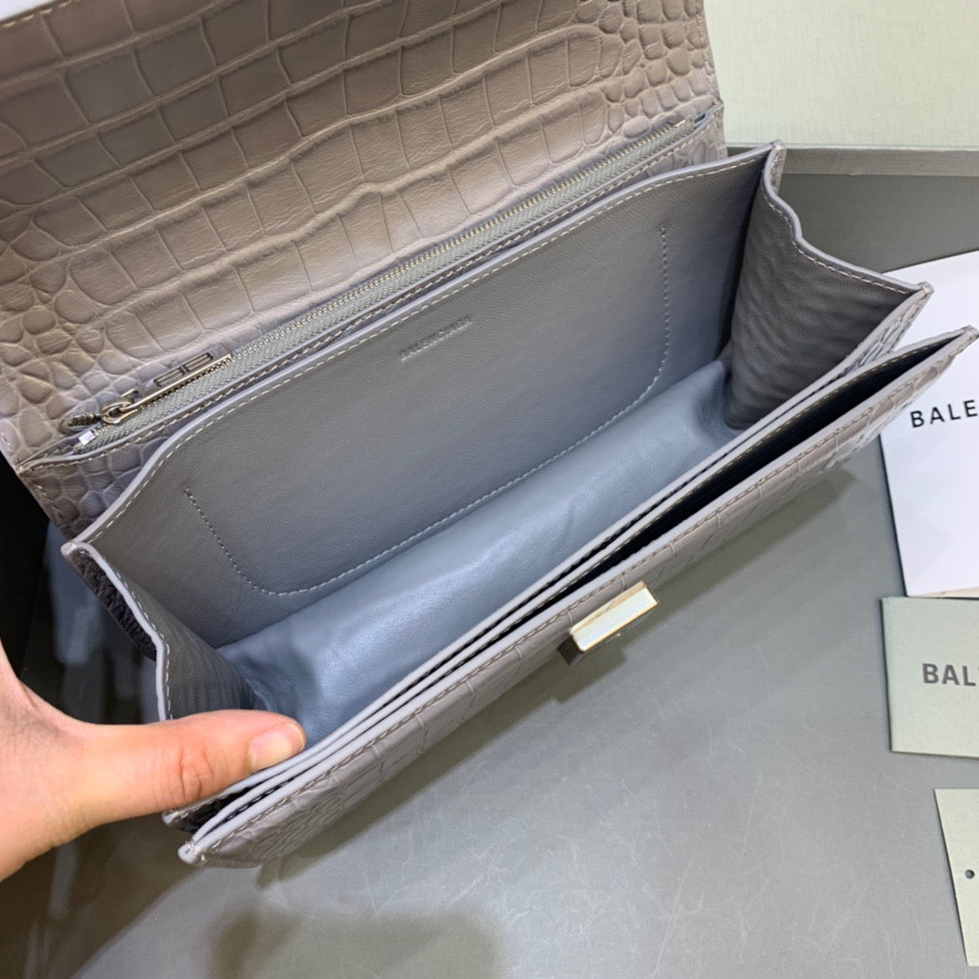 Top Quality Gossip Small Shoulder Bag Gray, For Women,  Bags 9.1in/23cm