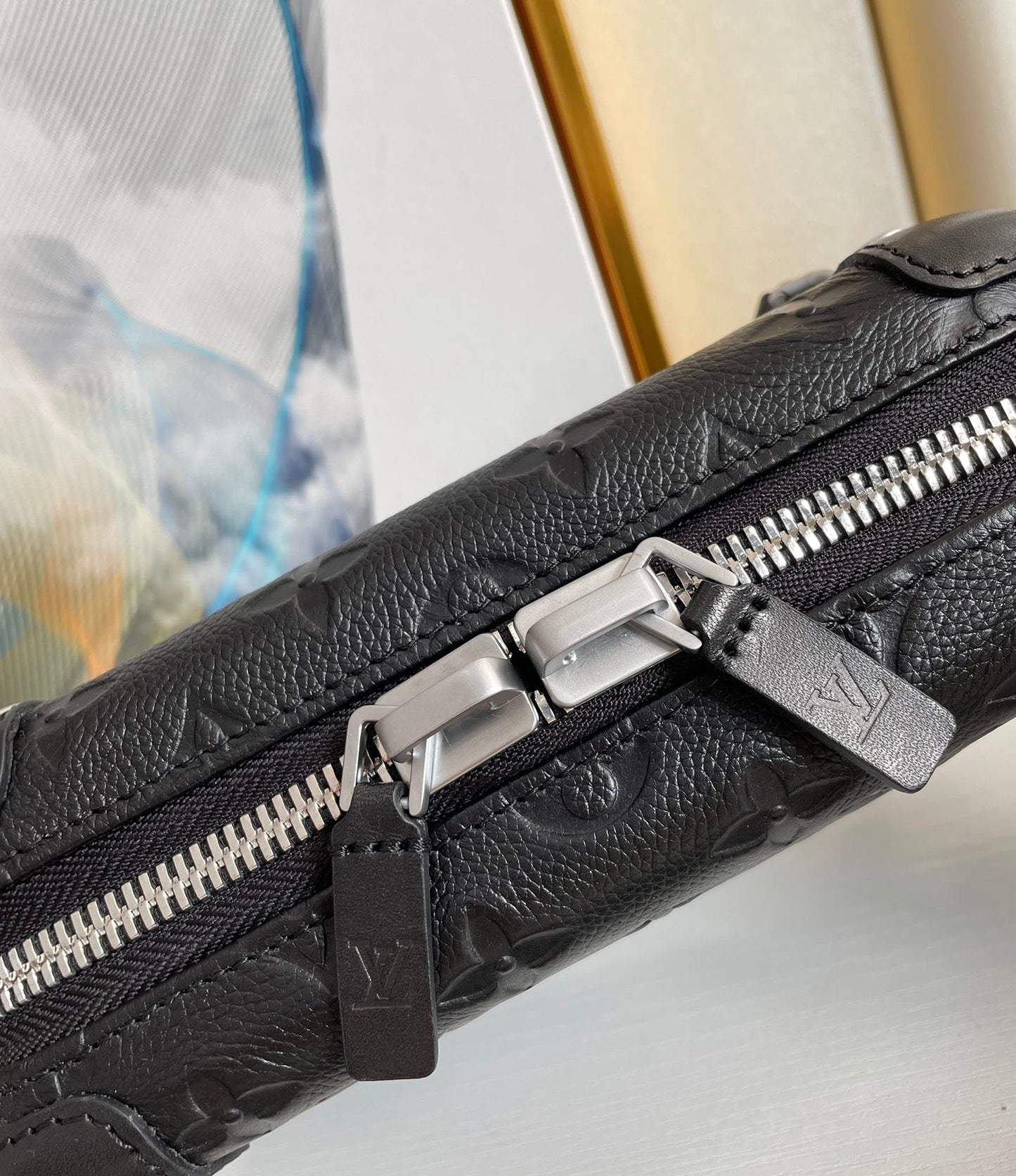 Top Quality Horizon Clutch Taurillon Monogram Black For Men, Bags, Shoulder And Crossbody Bags 8.3in/21cm Top Quality M20439