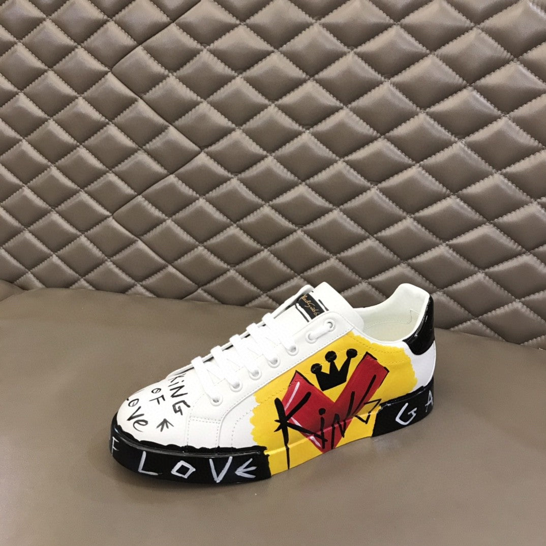 Top Quality Limited ETop Qualitytion Portofino Sneakers White For Men Top Quality Shoes
