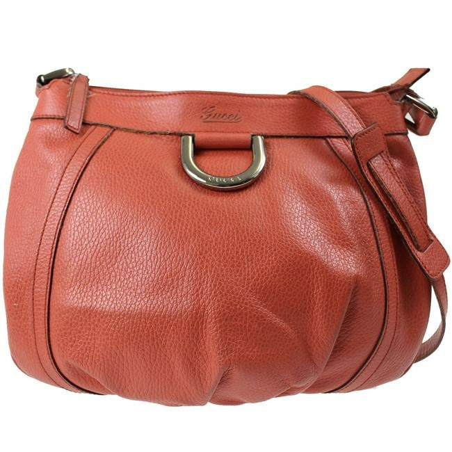 Gucci Abbey   Red Leather Hobo Bag