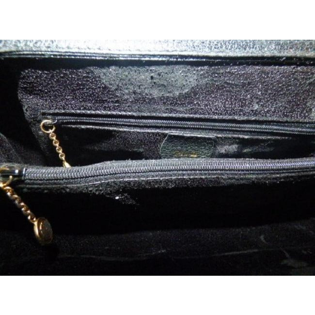 Gucci Xl Two Way Black Suedebamboo Handles Leather And Satchel