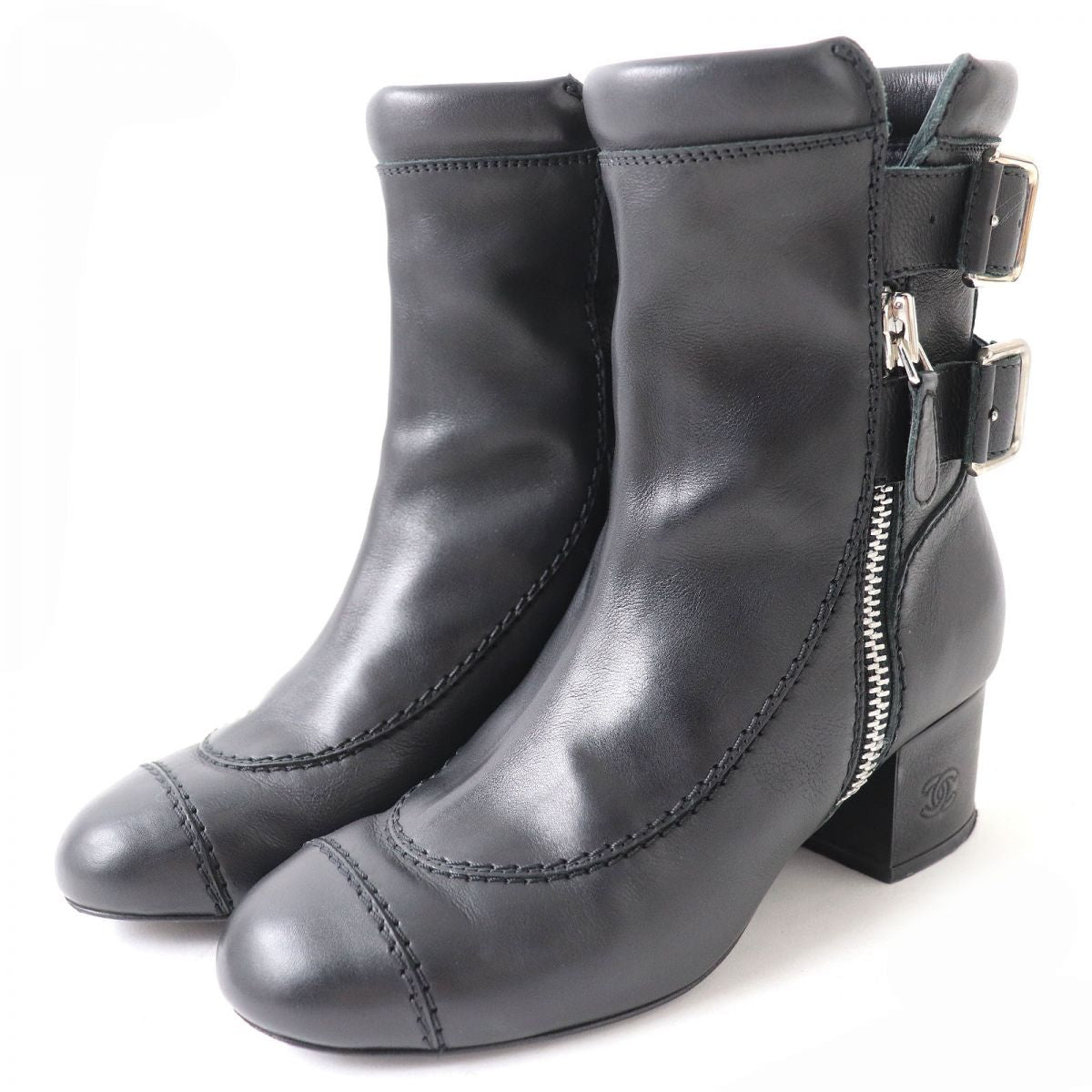 Chanel Leather Boots