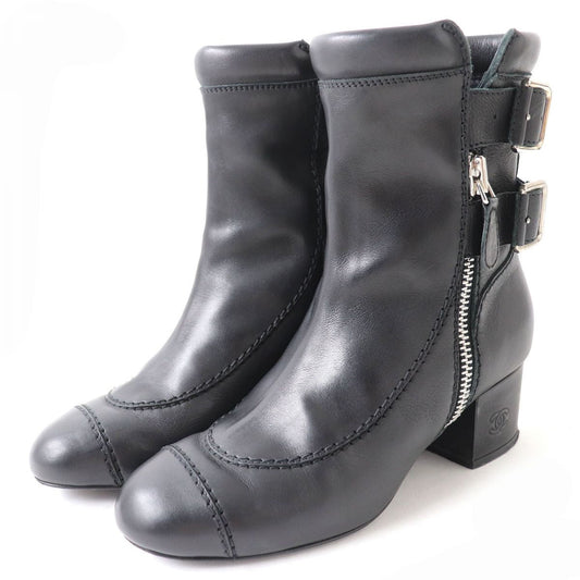 Chanel Leather Boots