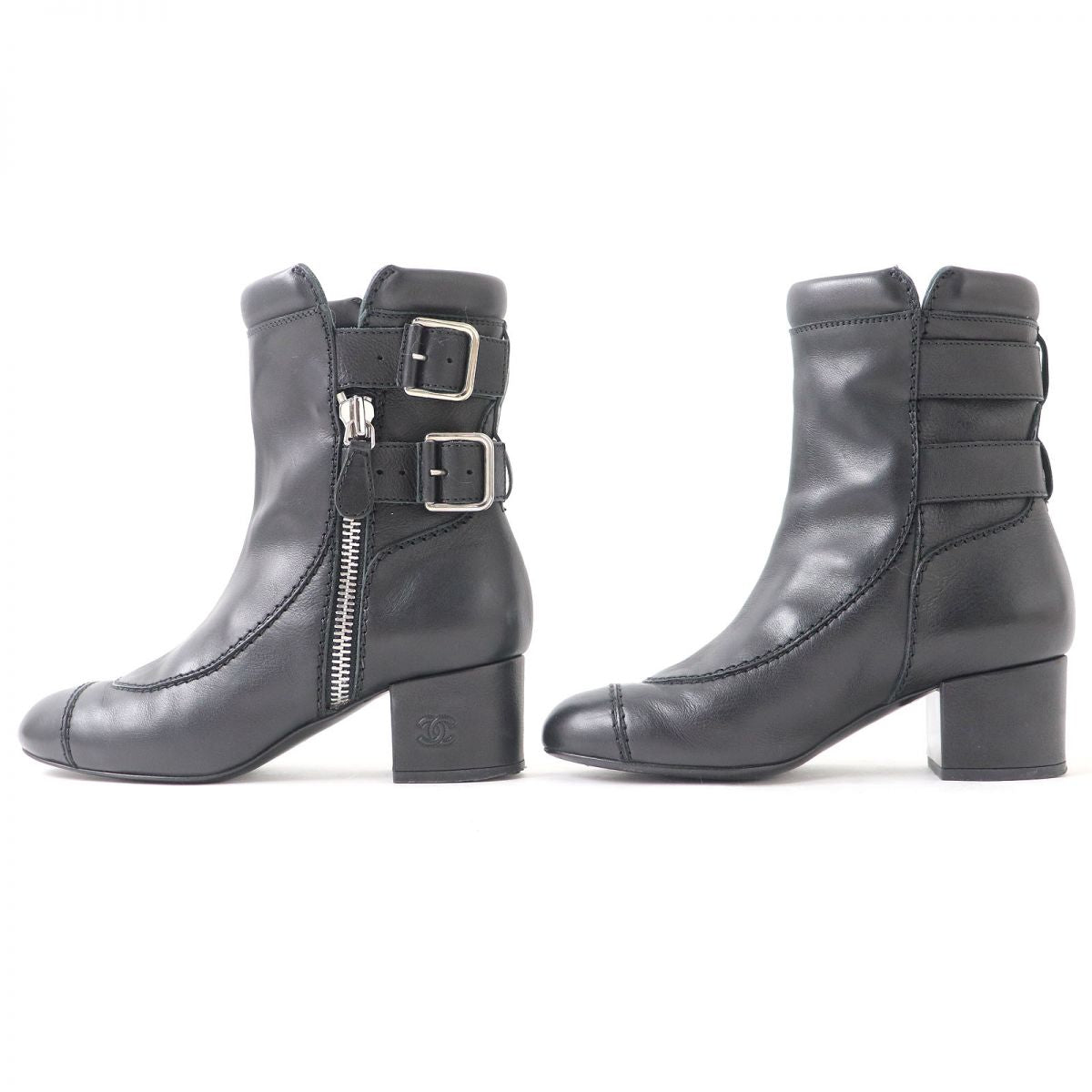 Chanel Leather Boots