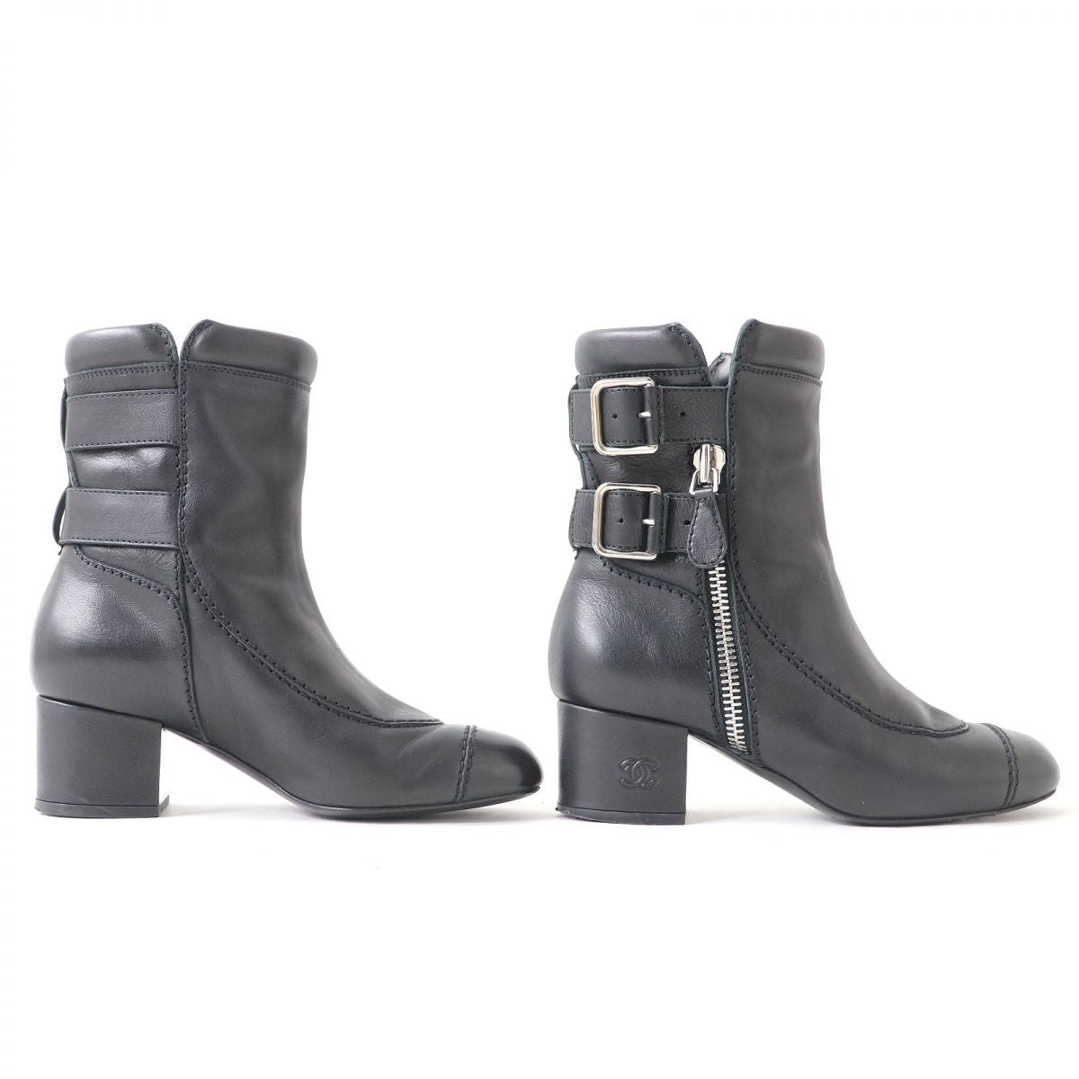 Chanel Leather Boots