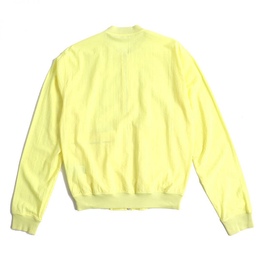 HERMES Blouson Main: 100% cotton, part: 95% cotton, part: 5% polyurethane yellow mens 37  d