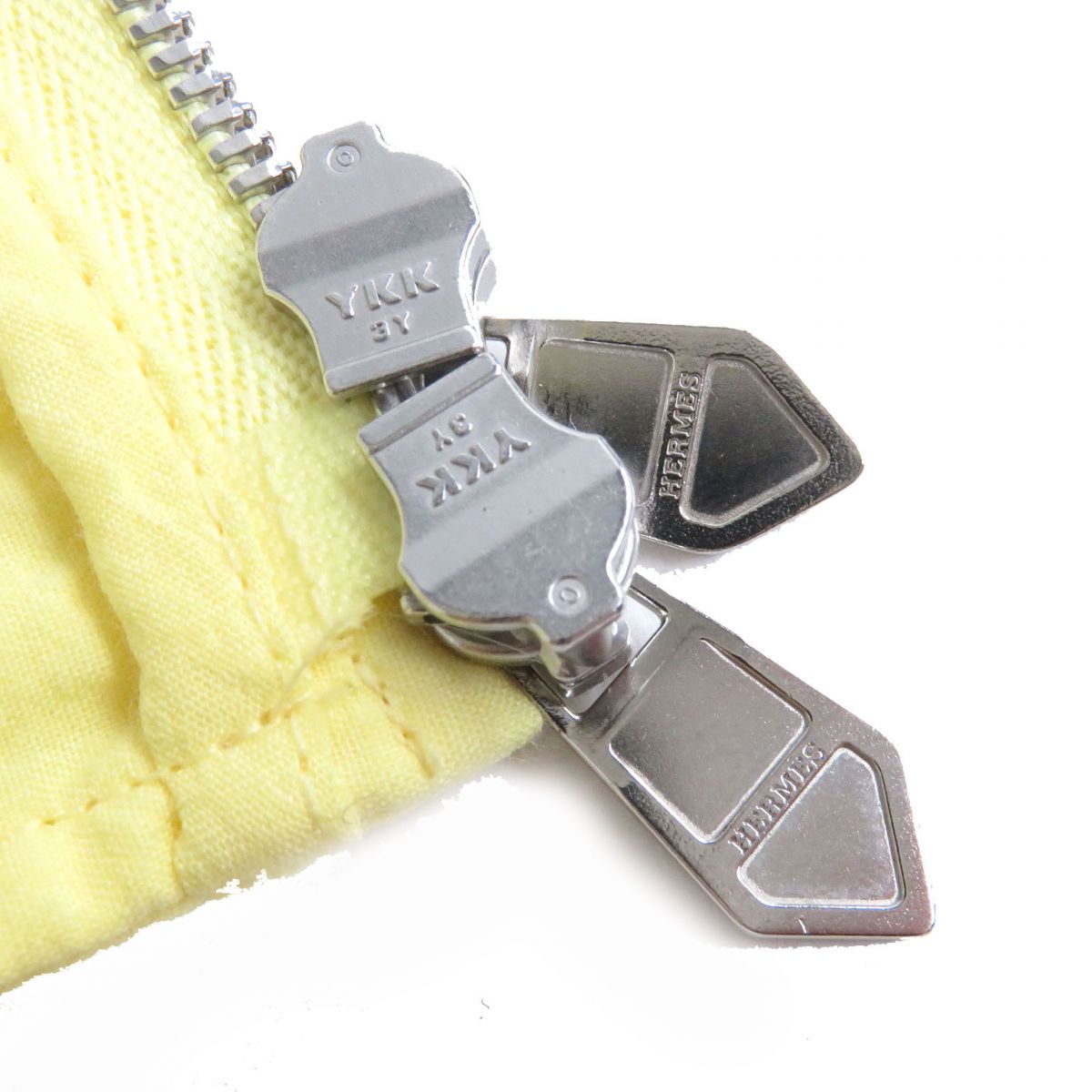 HERMES Blouson Main: 100% cotton, part: 95% cotton, part: 5% polyurethane yellow mens 37  d