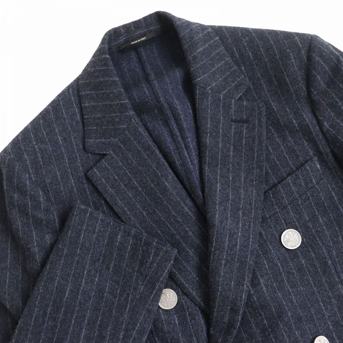 HERMES suit Outer: 100% wool, Lining: 100% cupra, Part: 100% cotton Navy mens  d