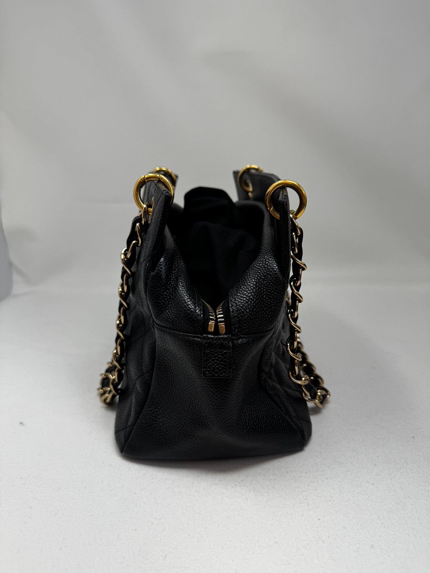 CHANEL  2006-2008 Small Timeless Tote Bag | Black IR-01
