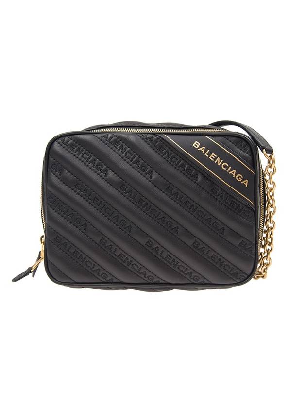 Luxury Balenciaga Trending 2025 Blanket Reporter Chain Cross Bag Black
