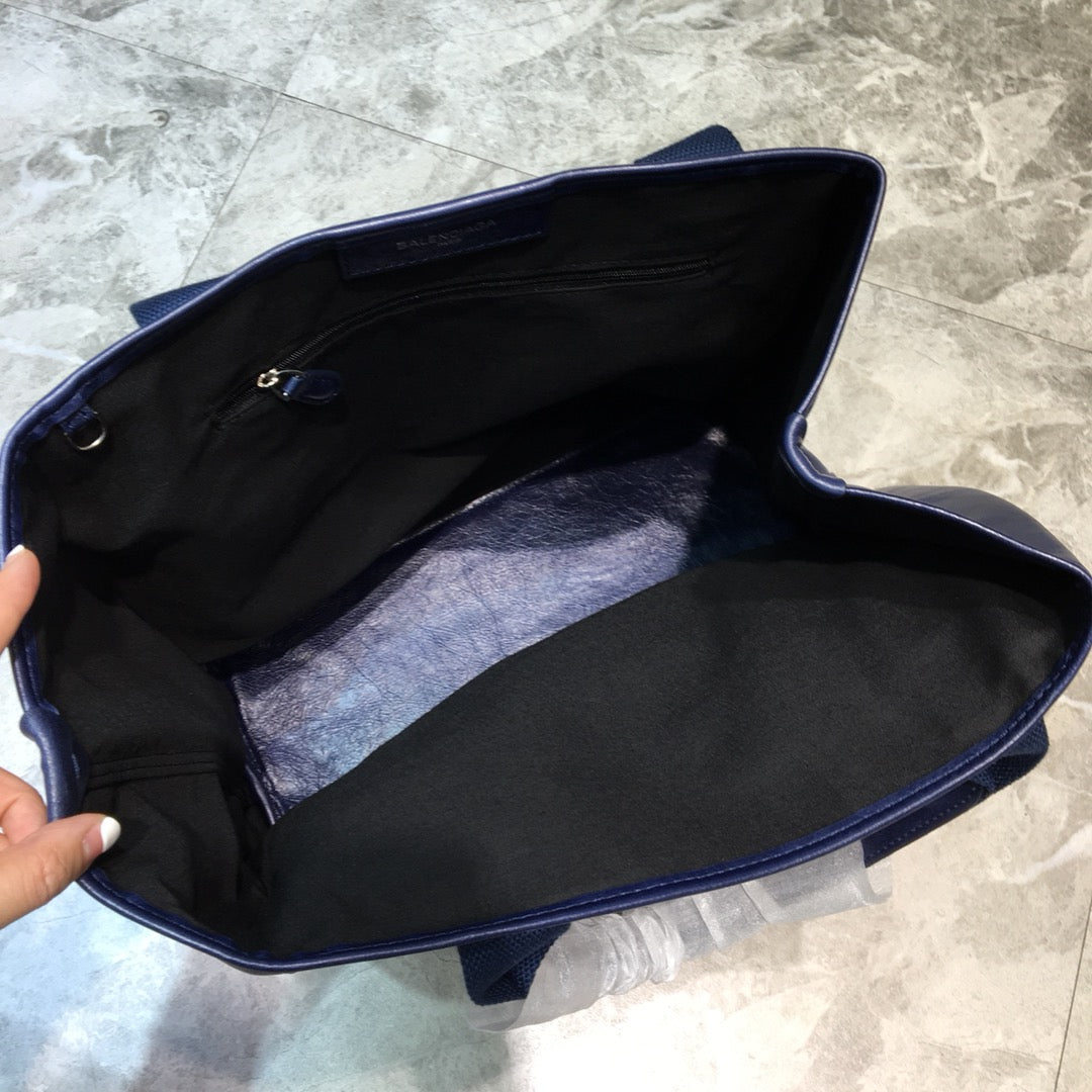 Top Quality Navy MeTop Qualityum Cabas Tote Bag In Blue, For Women,  Bags 14.1in/36cm