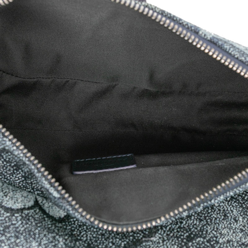Dior Saddle ×Peter Doig Denim Leather Shoulder Bag