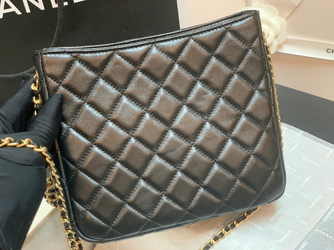 CHLHobo Handbag Black Bag For Women 16cm/6in