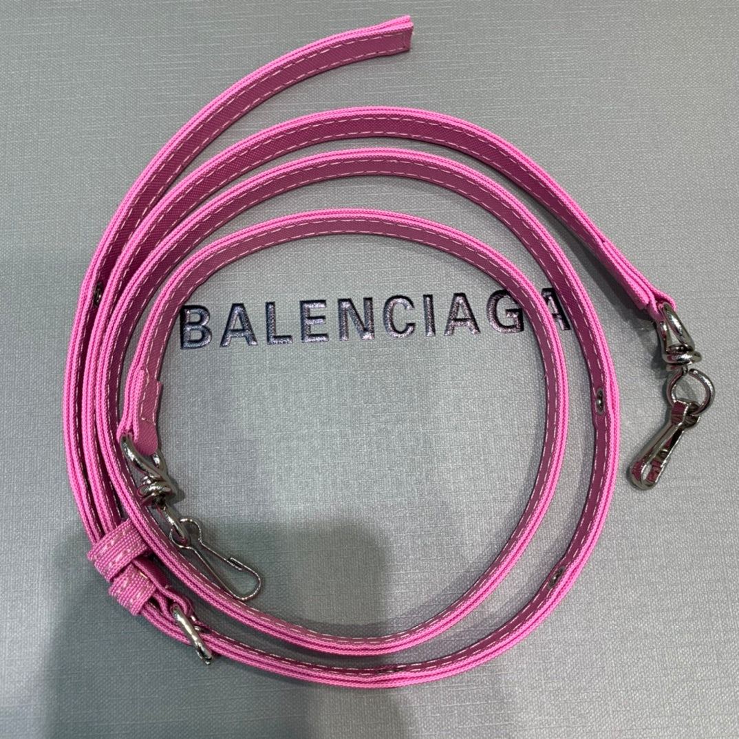 Balen Le Cagole MeTop Qualityum Bucket Bag In Pink, For Women,  Bags 11.8in/30cm