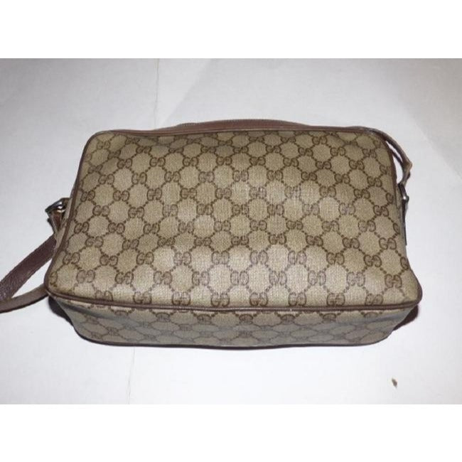 Gucci   Gg Web Shades Of Brown With Large G Logo And Red Green Stripe