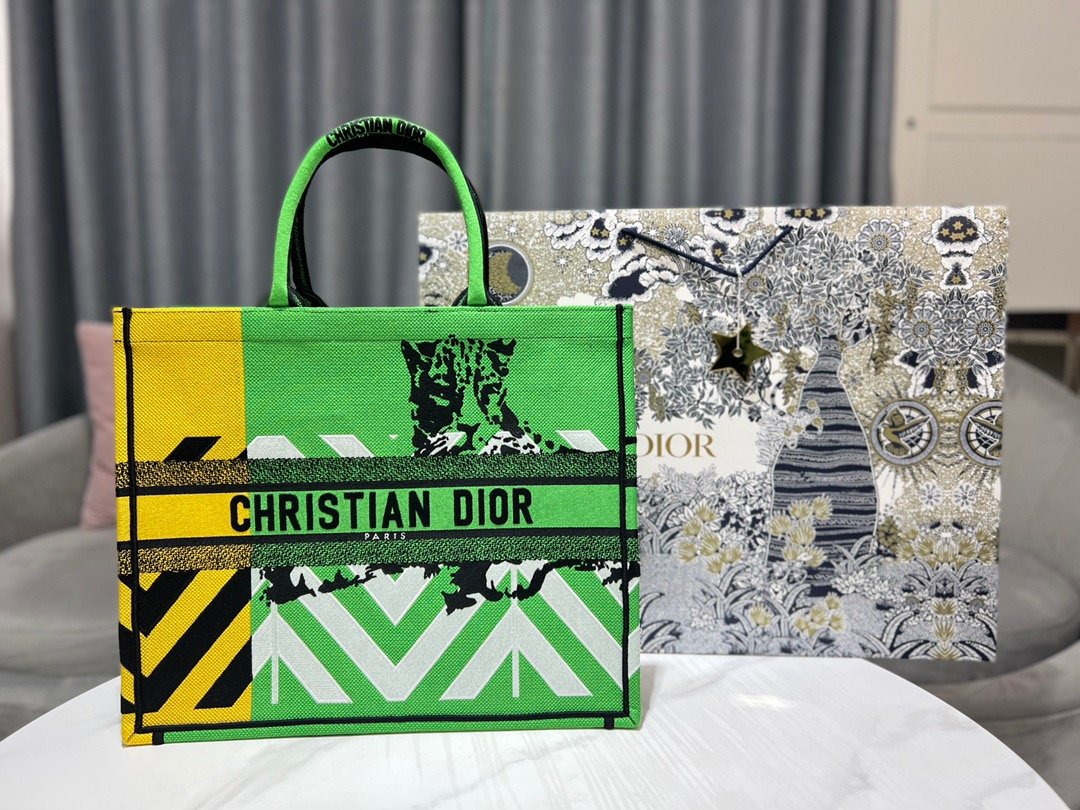 Top Quality Large Book Tote Green, For Women, Womens Handbags 16.5in/42cm CD