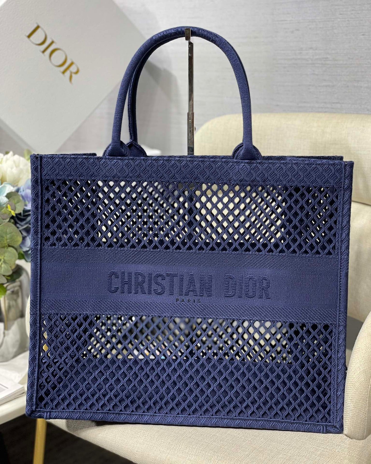 Top Quality Large Book Tote Blue, For Women, Womens Handbags 16.5in/42cm CD
