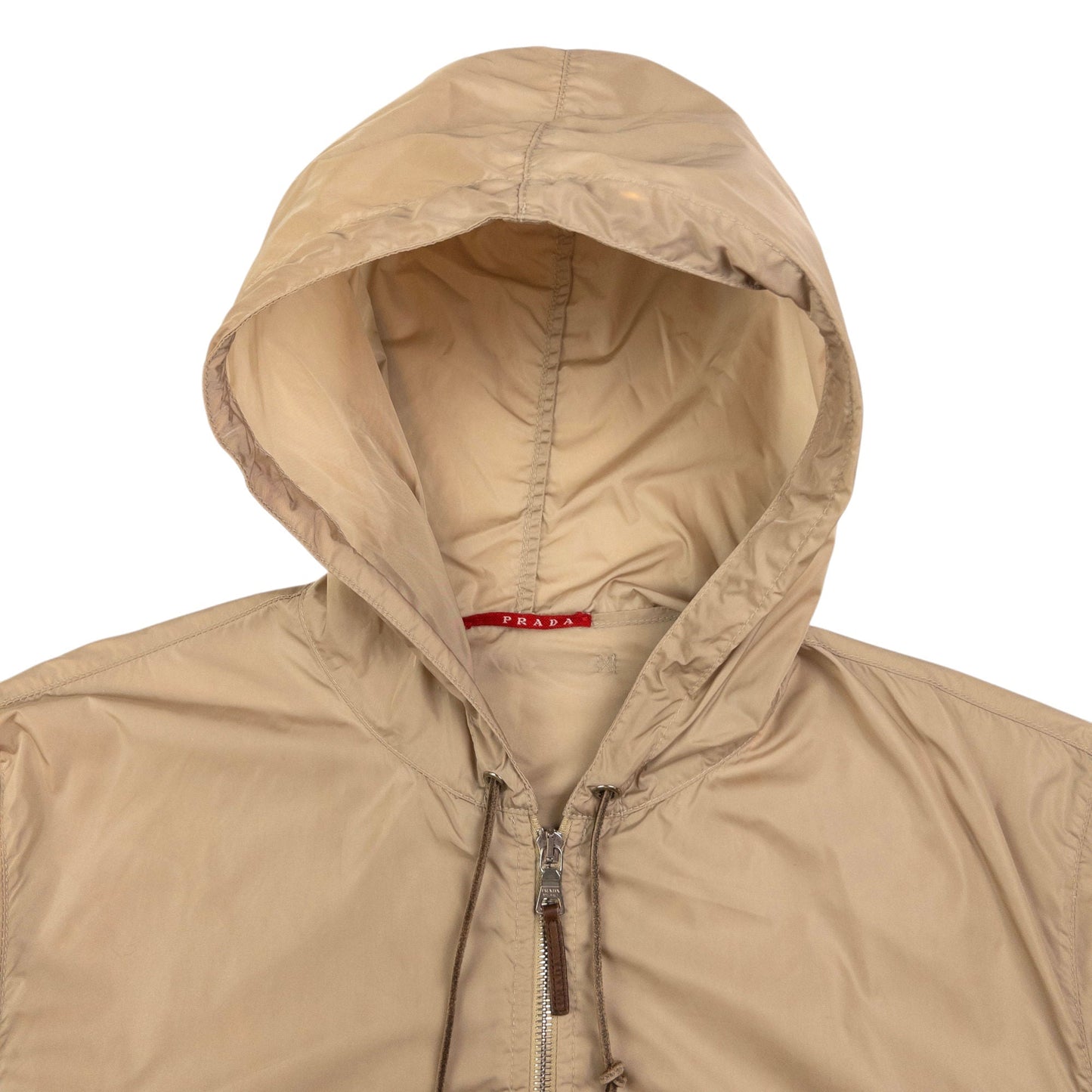 Prada Sport Arm Spellout Zip Up Jacket Size XL