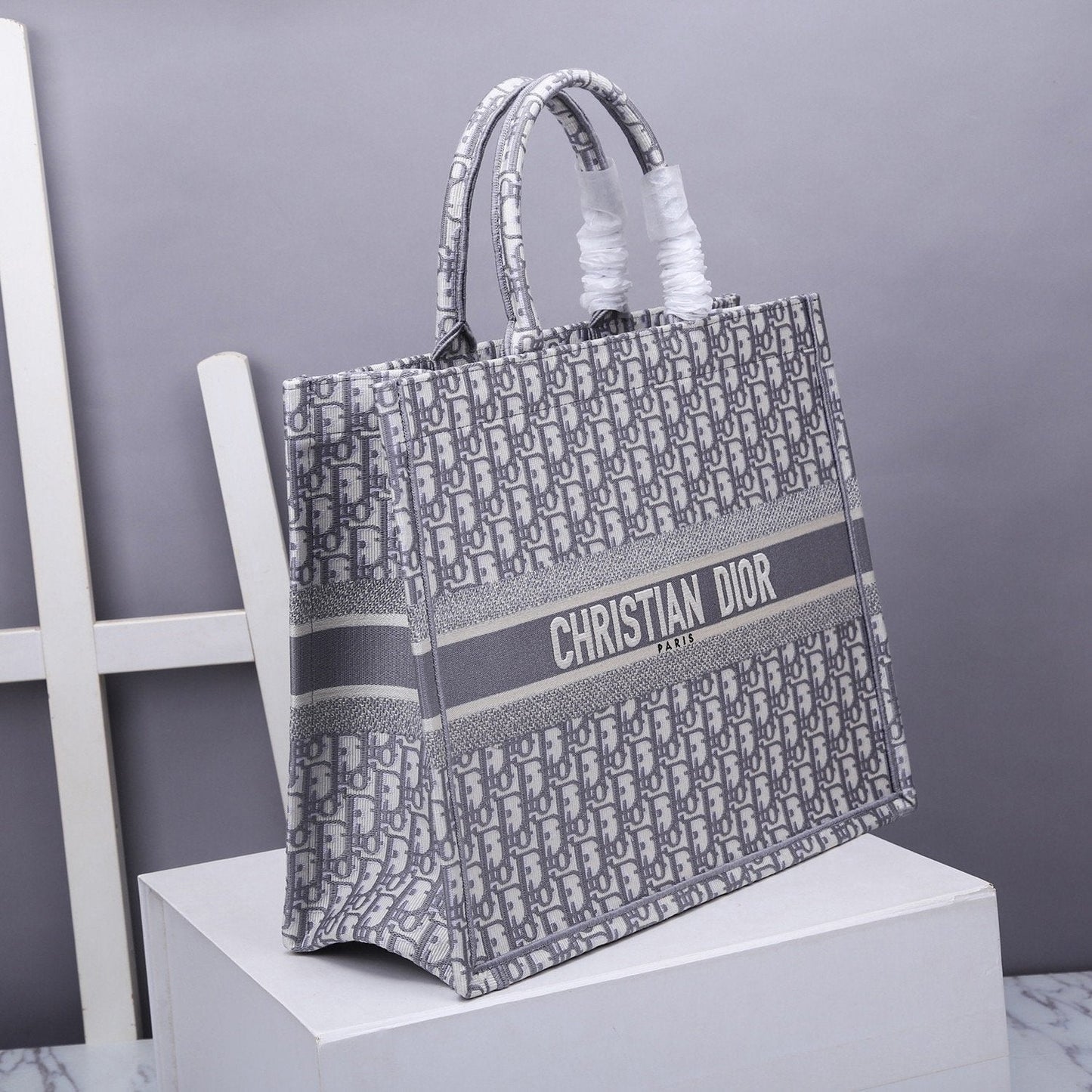 Top Quality Large Book Tote Gray, For Women, Womens Handbags 16.5in/42cm CD M1286ZRIW_M932