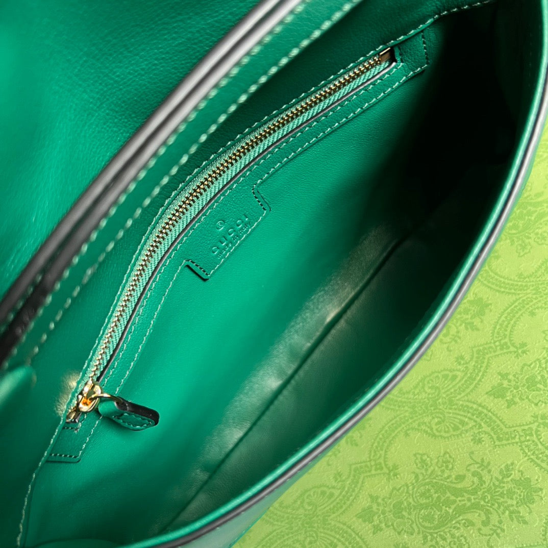 gg Blondie Shoulder Bag Green For Women, Women’s Bags 11in/28cm gg‎