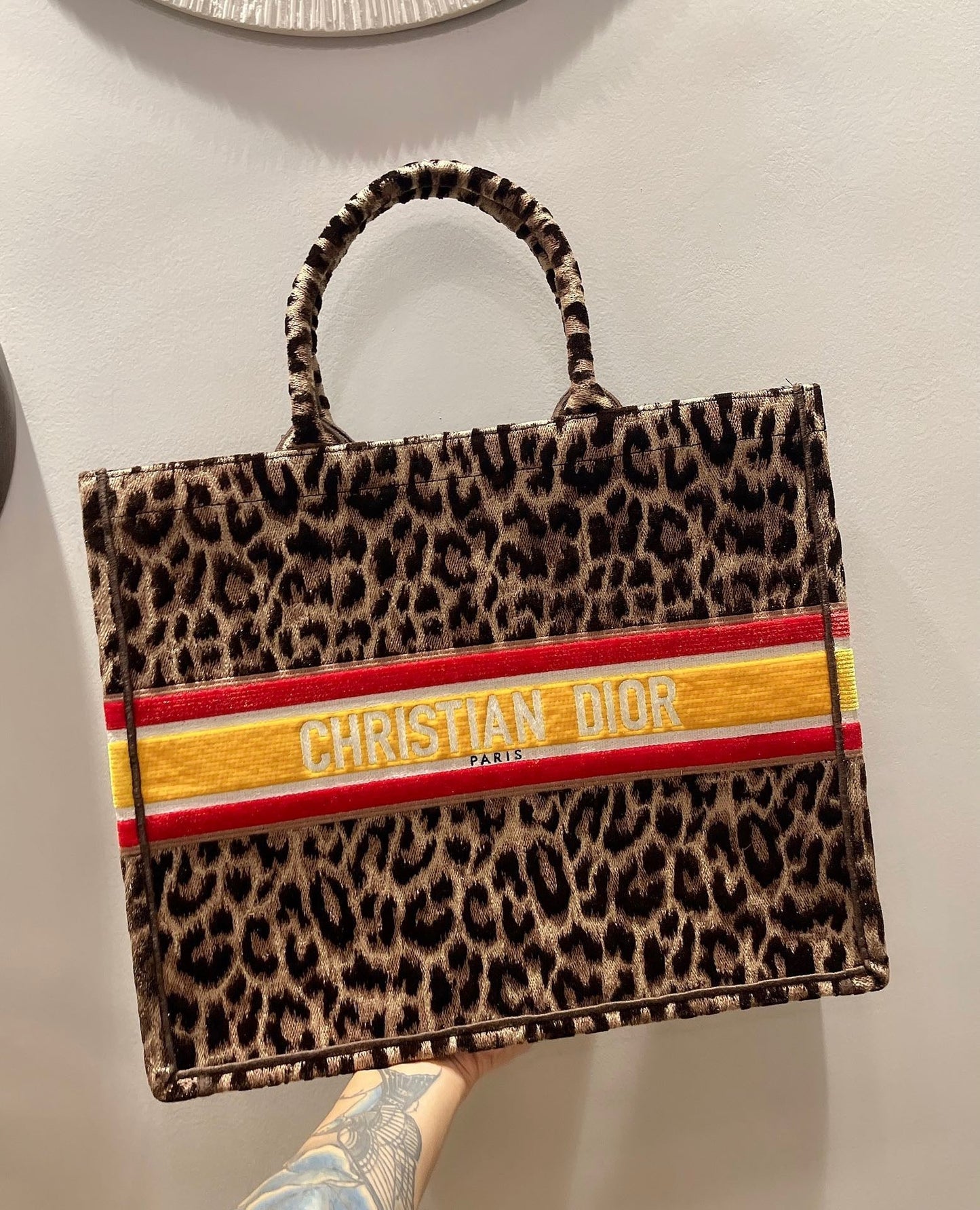 Top Quality Large Book Tote Begie Multicolor , For Women, Womens Handbags 16.5in/42cm CD