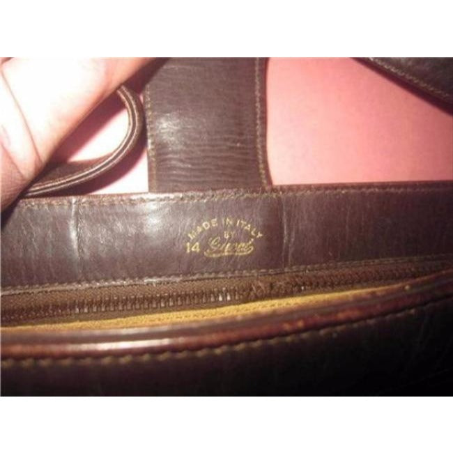 Gucci   Shades Of Brown In Leather Suede Satchel
