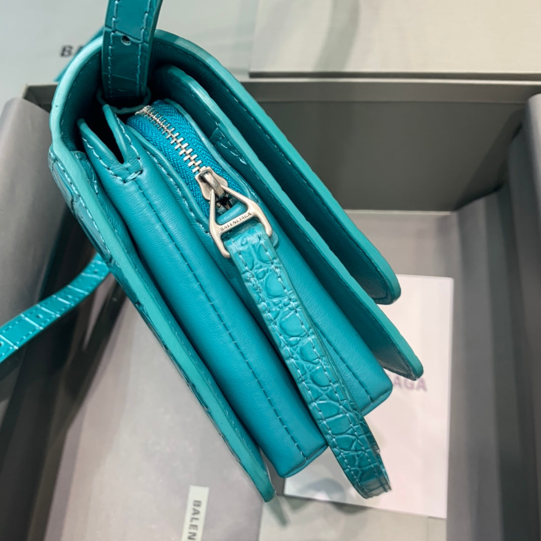 Top Quality Bolso Bandolera B In Blue, For Women,  Bags 7in/18cm