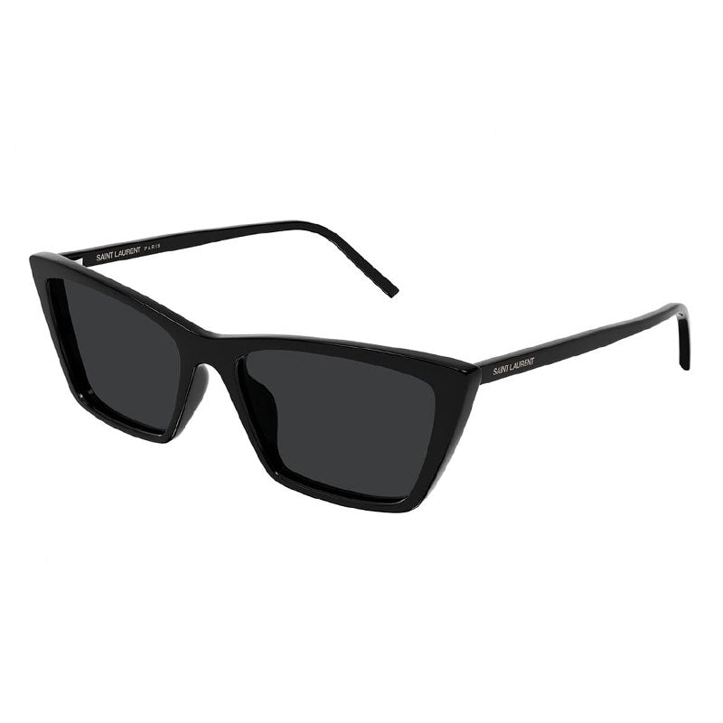 Saint Laurent Sunglasses Cat Eye Full Rim, Black Frame and Black Lens SL737MICATHIN001
