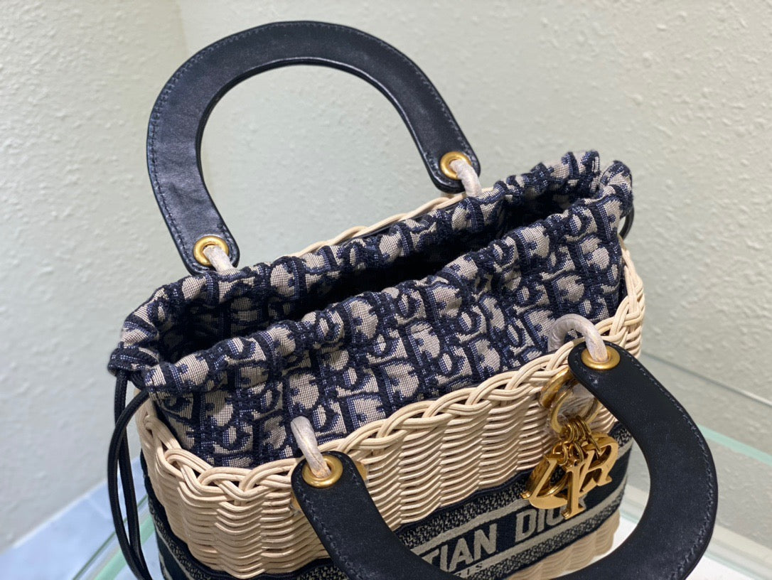 Top Quality Mini Lady Bag Black, For Women, Womens Handbags 17cm/6.5in CD M0505CMVO_M808