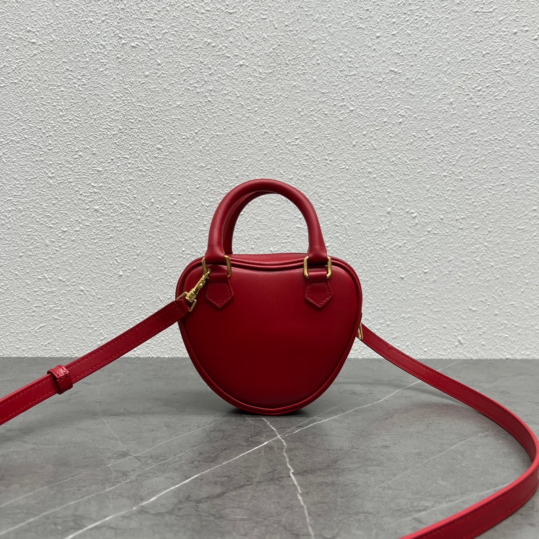 Top Quality MeTop Qualityum Heart Bag Red For Women 6in/14.5cm 198223DUA.27ED