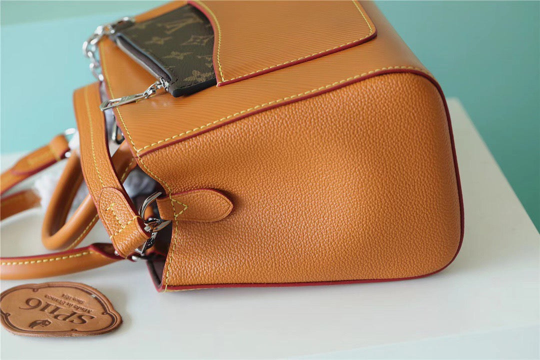 Top Quality Marelle Epi Caramel Brown For Women, Womens Handbags, Shoulder And Crossbody Bags 9.8in/25cm Top Quality 