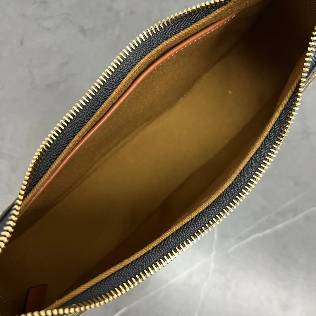 Top Quality Ava Bag In Triomphe Canvas Xl Brown For Women 9in/23.5cm