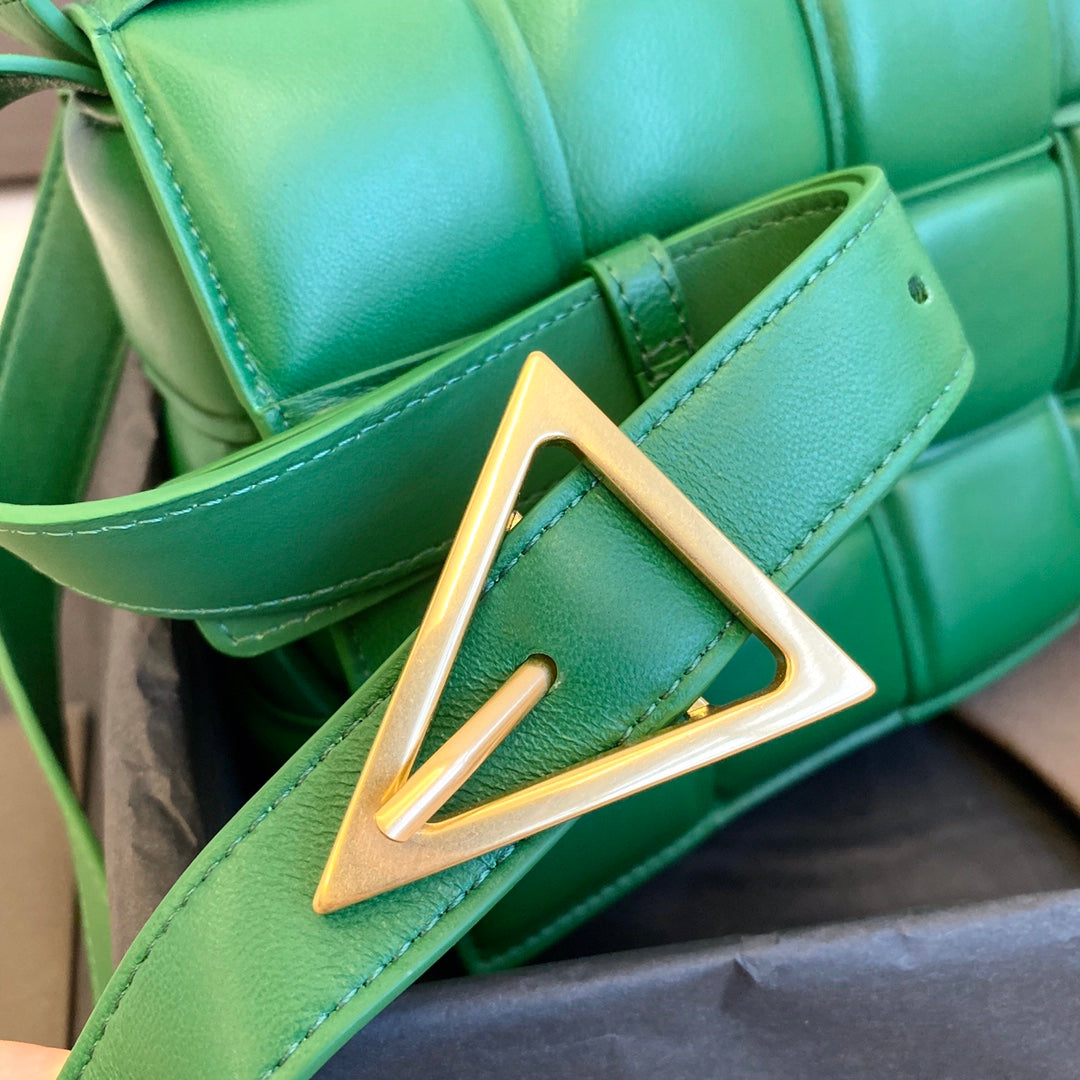 Top Quality Padded Cassette Bag For Women 10.2in/26cm In Green