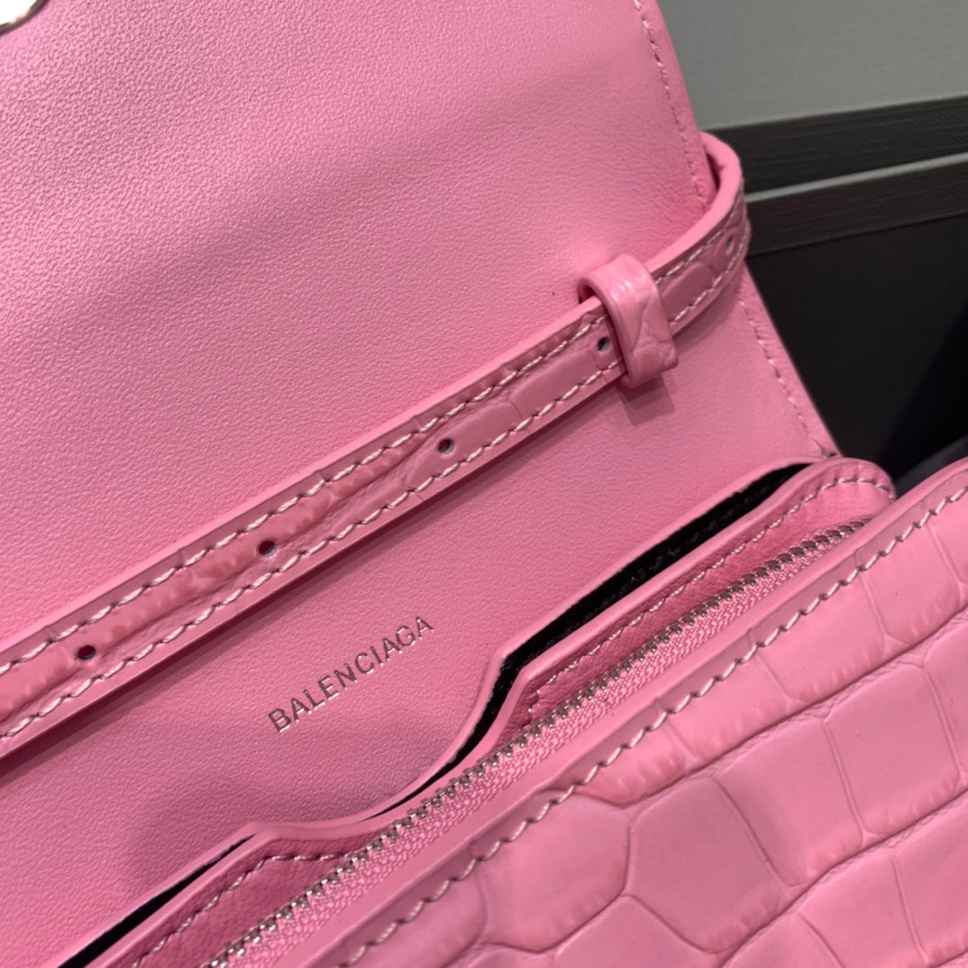Top Quality Bolso Bandolera B In Pink, For Women,  Bags 7in/18cm