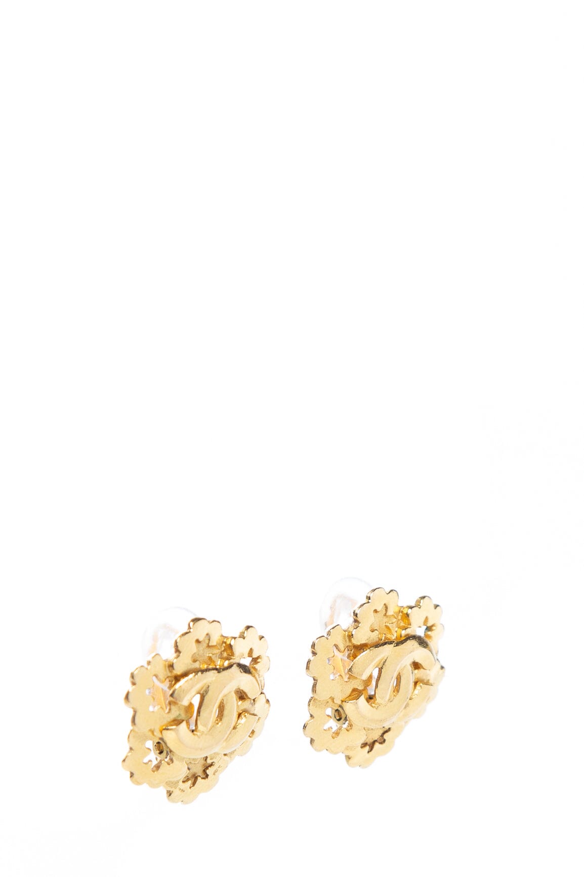 Chanel   1996 Spring Gold Clip Earrings