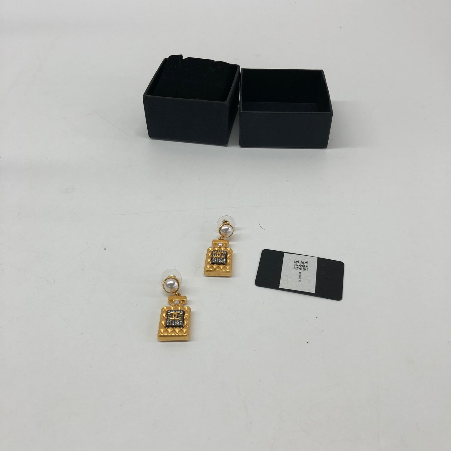 Chanel Perfume Bottle Earrings