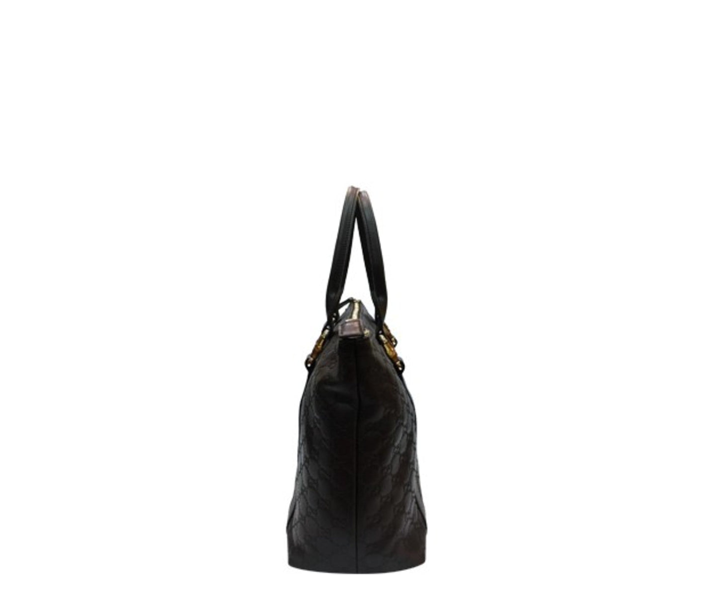 GUCCI BROWN LEATHER TOTE