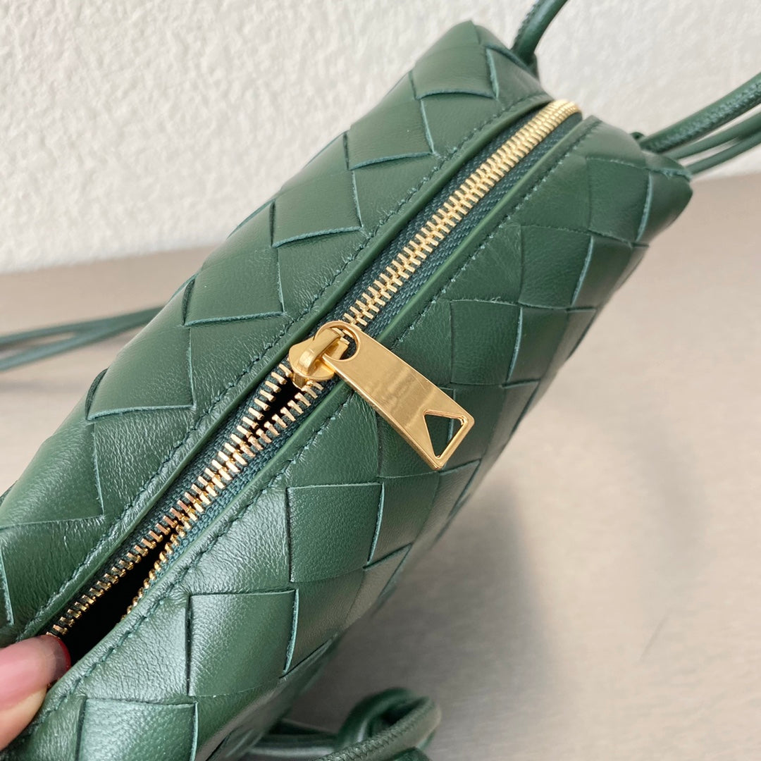 Top Quality Mini Loop Camera Bag Dark Green, For Women, Women’s Bags 6.7in/17cm