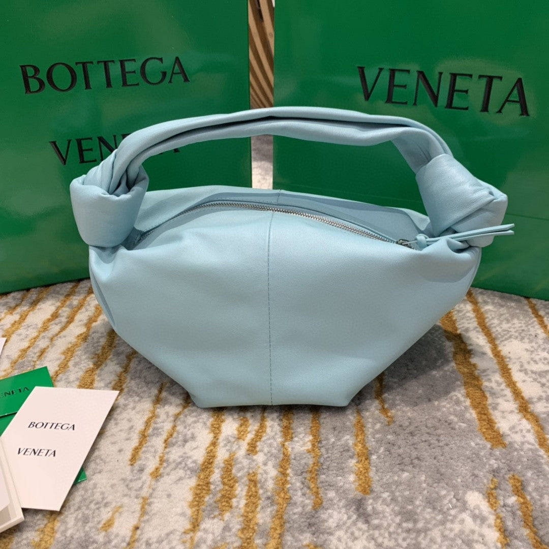 Top Quality Double Knot Bag For Women 11.8in/30cm In Light Blue
