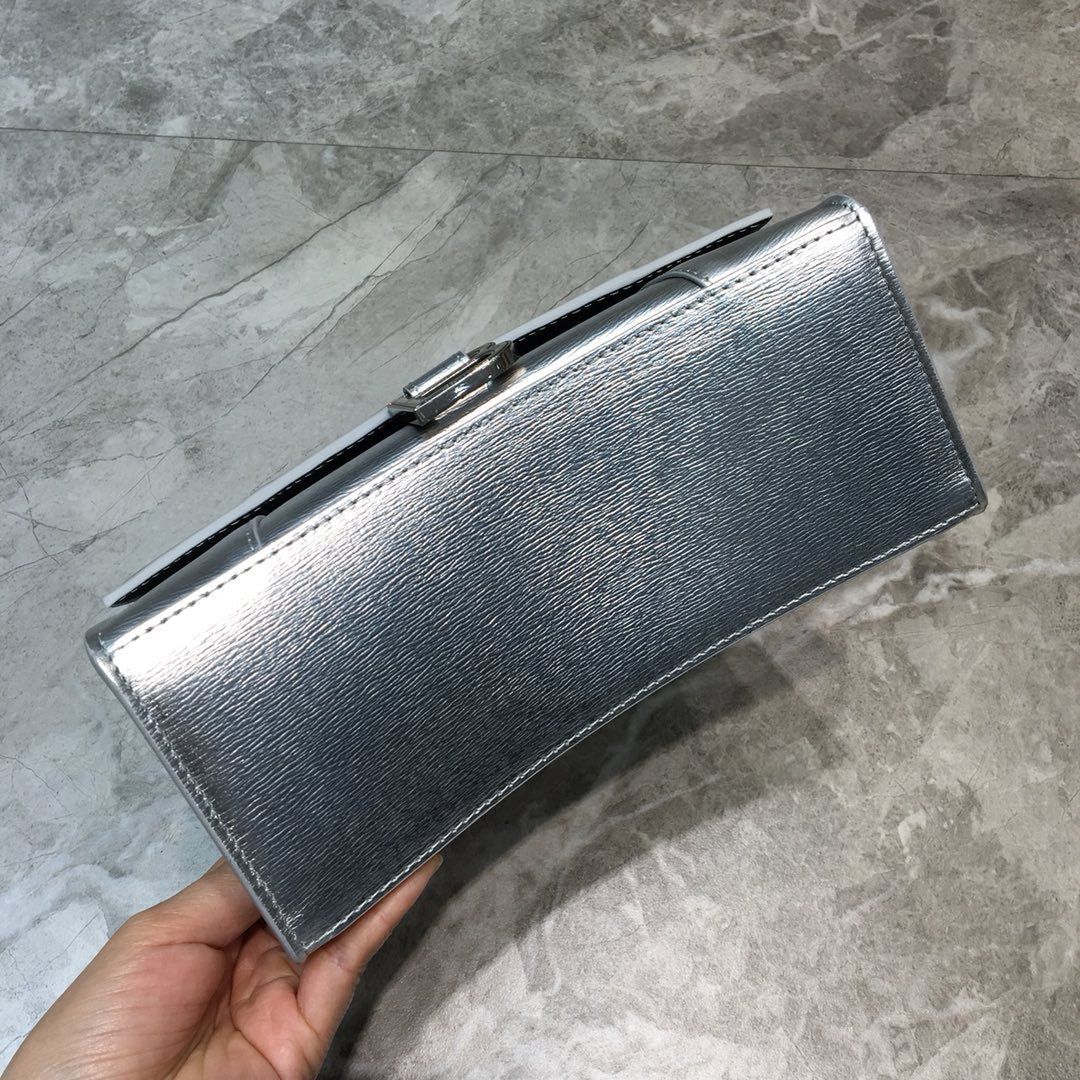 Top Quality Hourglass Small Handbag In Grey, For Women,  Bags 9in/23cm