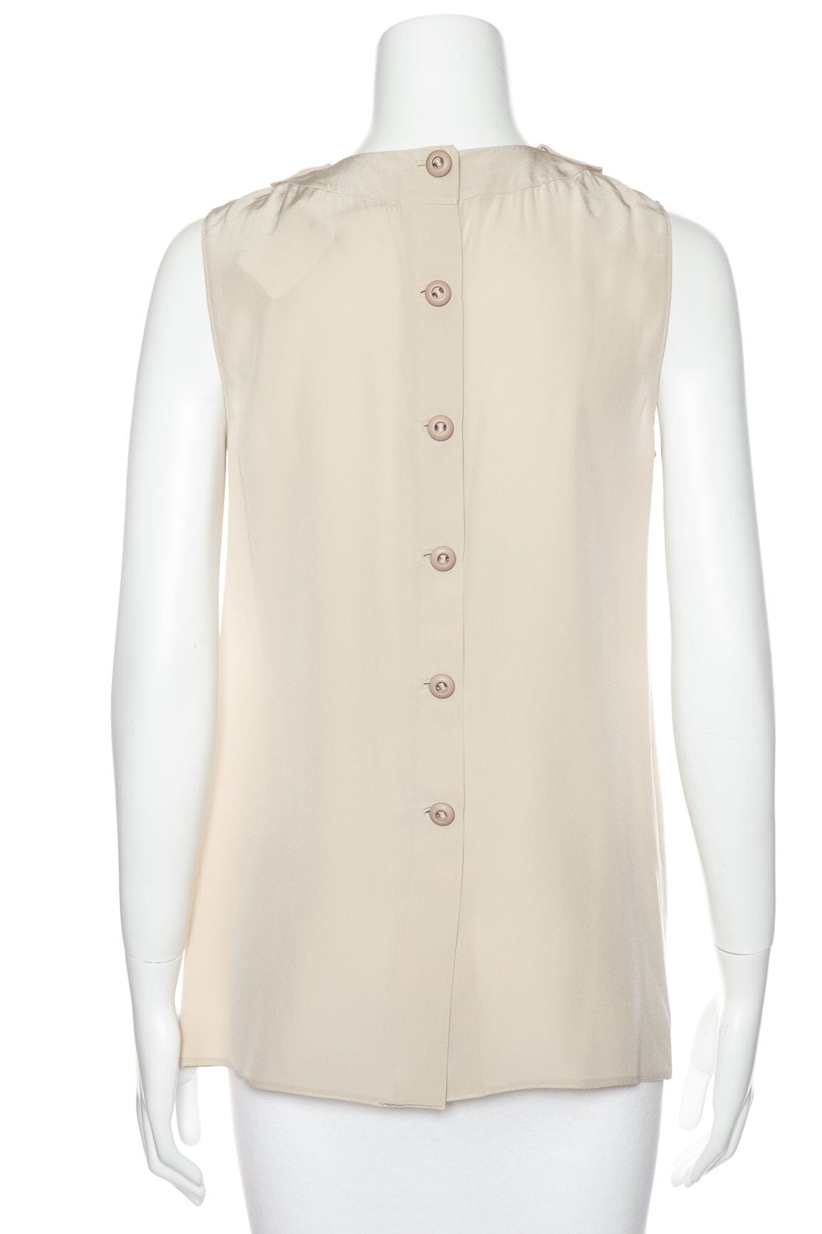 Prada Beige Sleeveless Blo  SZ 40