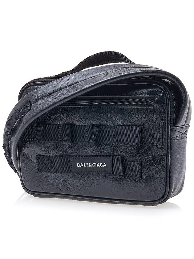 Luxury Balenciaga Trending 2025 Army Pouch Cross Bag Black