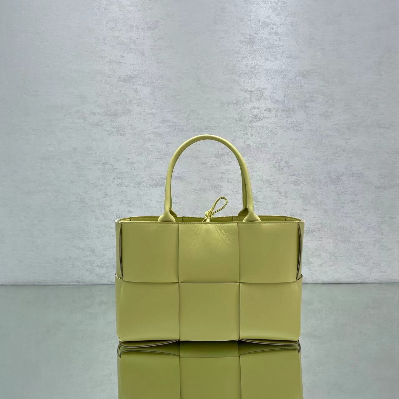 Top Quality Small Arco Tote Bag Yellow, For Women, Bags 14.2in/36cm