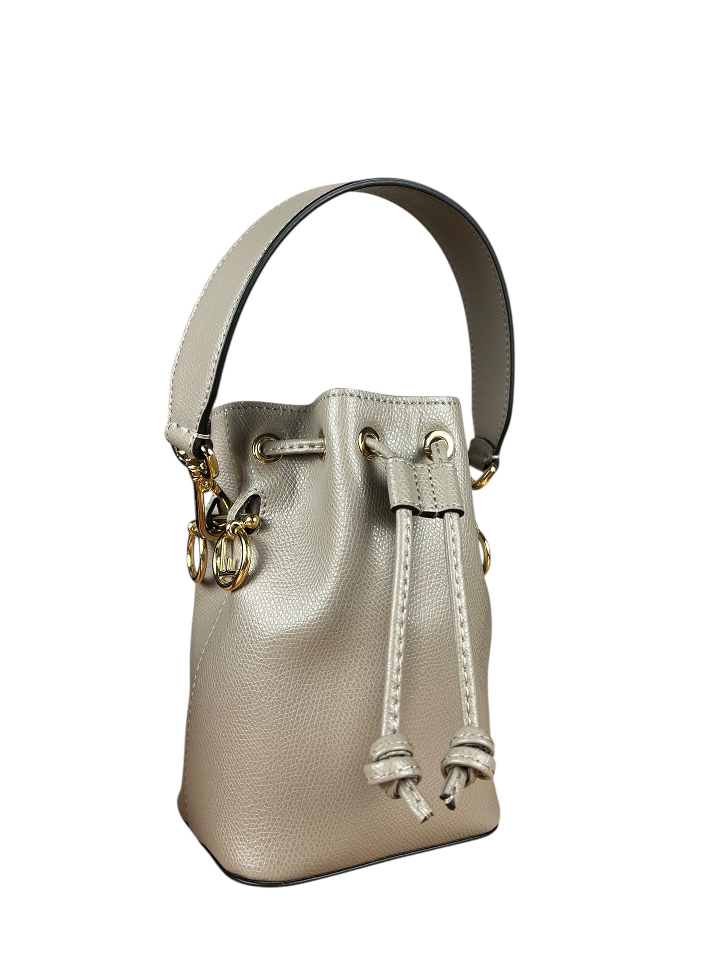 Fendi Mon Tresor Leather Bucket Bag