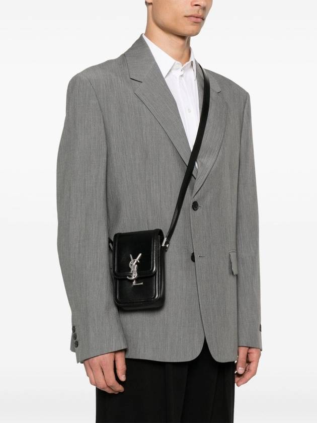 Luxury Saint Laurent Trending 2025 Smooth Leather Solferino Mini Bag Black